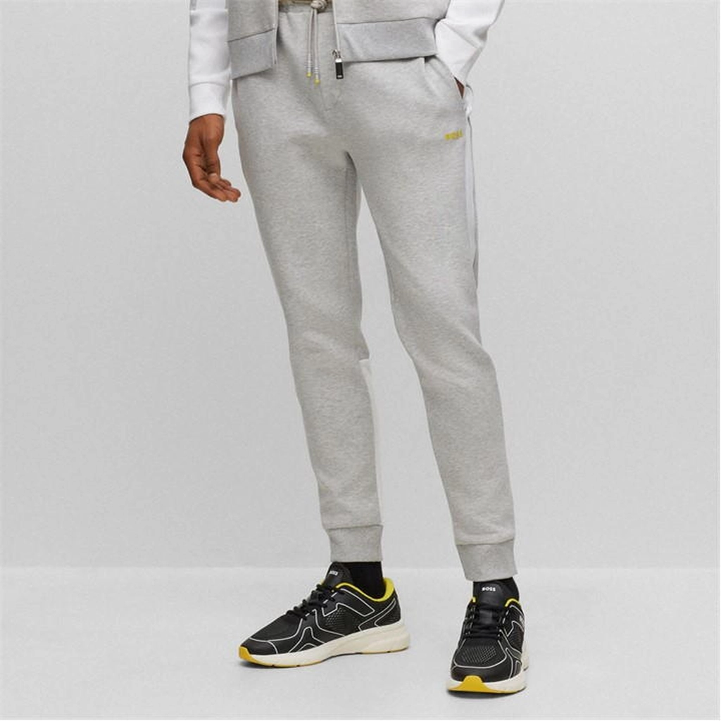 Hugo Boss Hadiko 1 Side Stripe Tracksuit Bottoms - Grey
